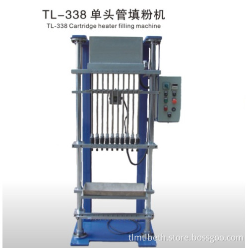 Filling machine for cartridge heater
